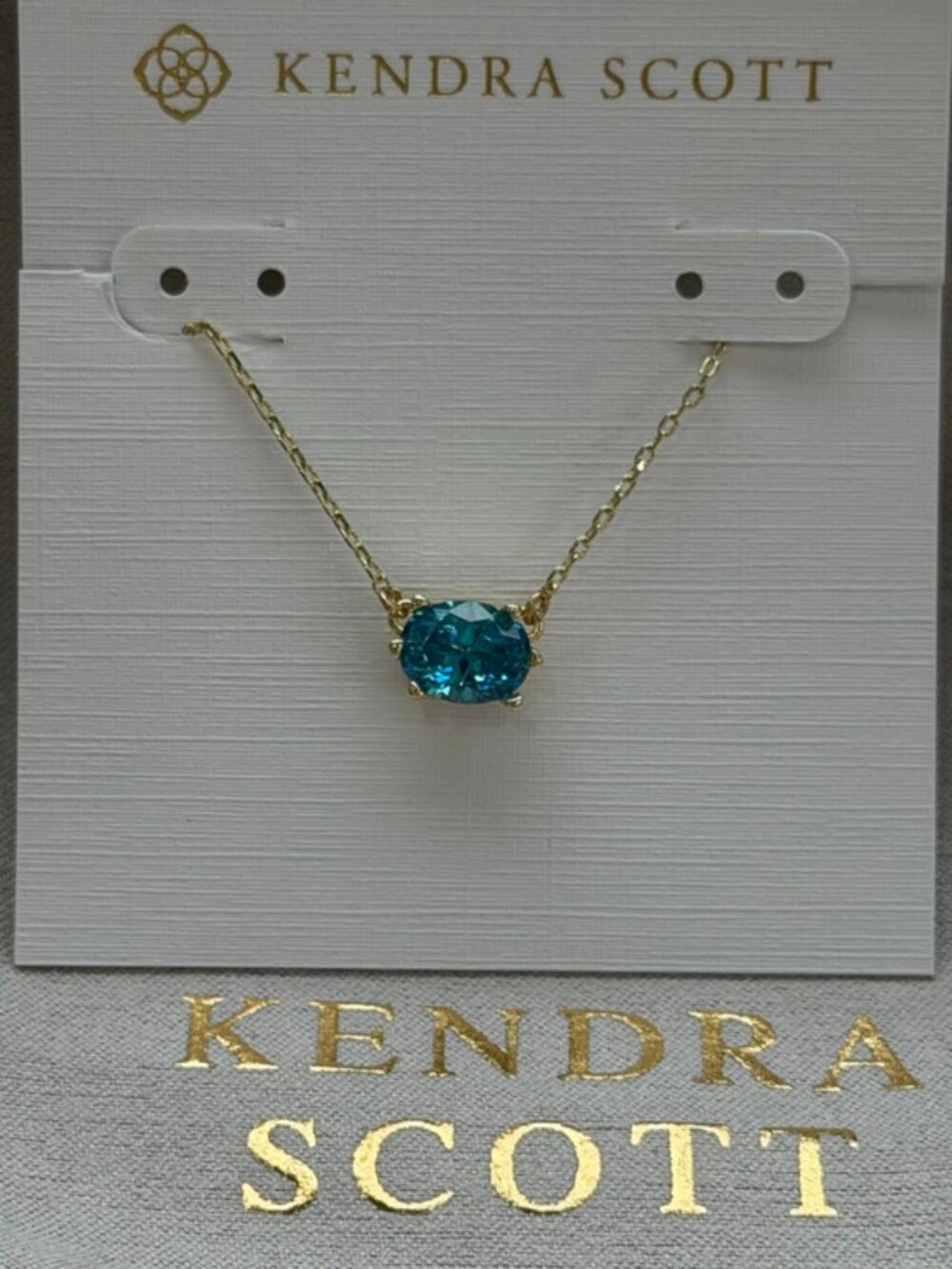 Kendra Scott Blue Pendant Necklace